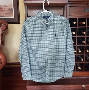 Ralph Lauren Youth 16 Plaid Shirt